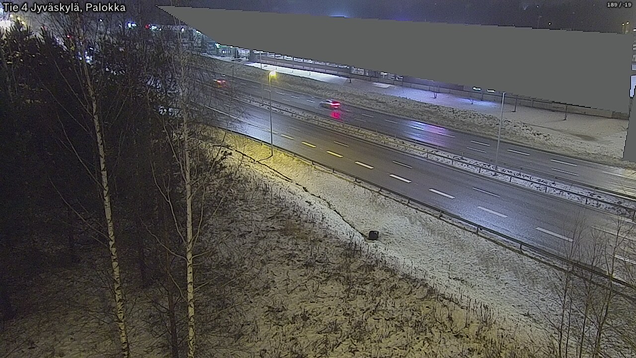 Weather Camera Image Väg 4 Jyväskylä, Palokka, Jyväskylä, Keski-Suomi