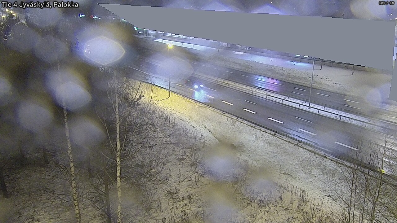 Weather Camera Image Väg 4 Jyväskylä, Palokka, Jyväskylä, Keski-Suomi
