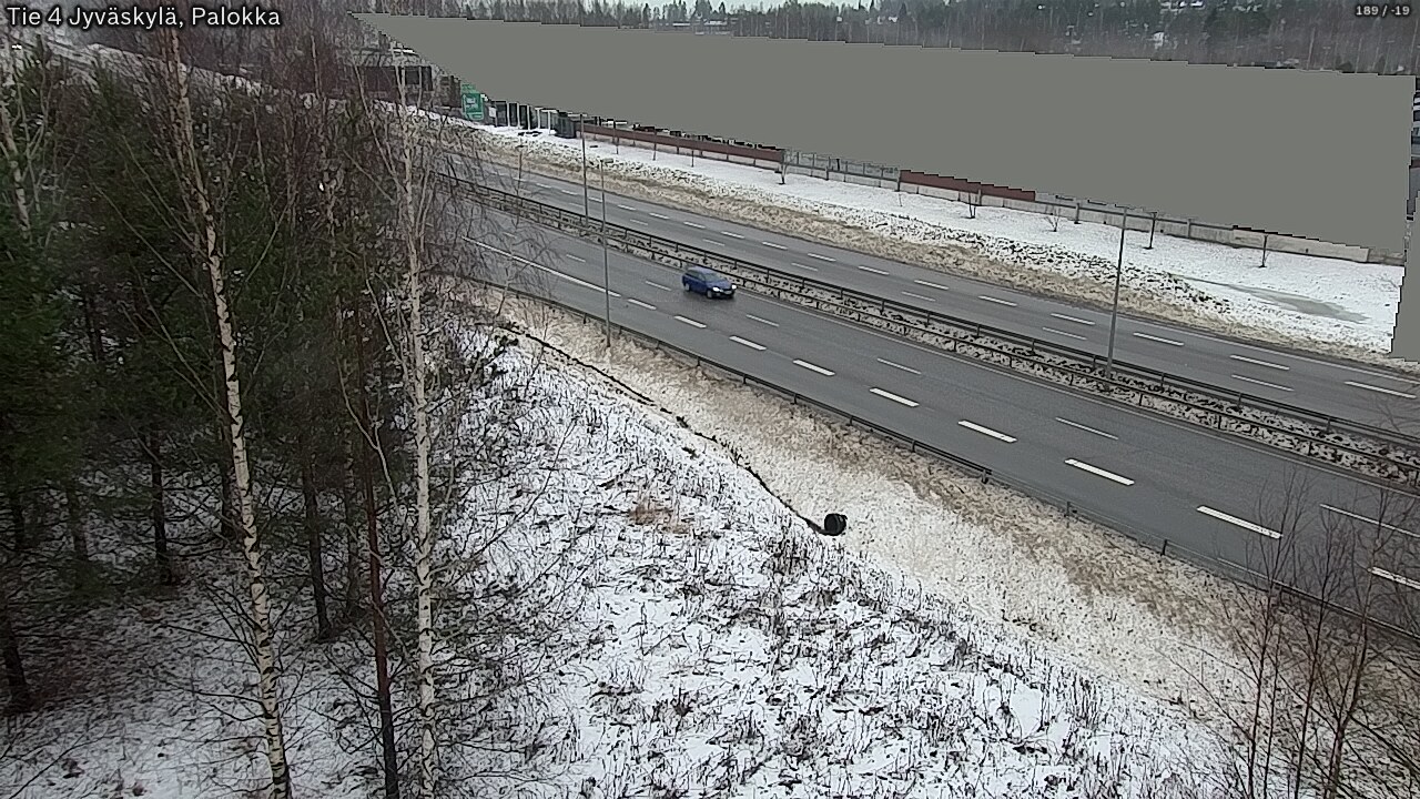 Weather Camera Image Väg 4 Jyväskylä, Palokka, Jyväskylä, Keski-Suomi