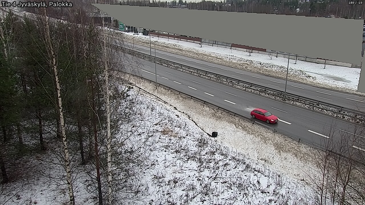 Weather Camera Image Väg 4 Jyväskylä, Palokka, Jyväskylä, Keski-Suomi