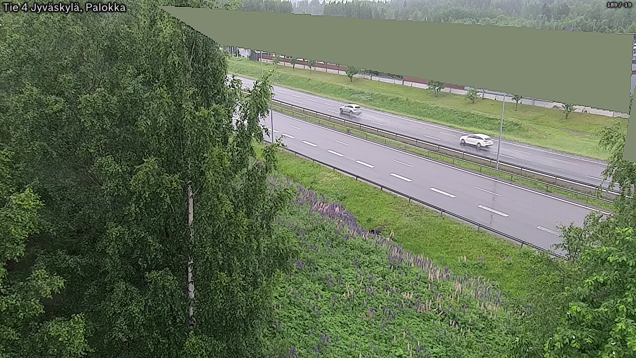 Weather Camera Image Väg 4 Jyväskylä, Palokka, Jyväskylä, Keski-Suomi
