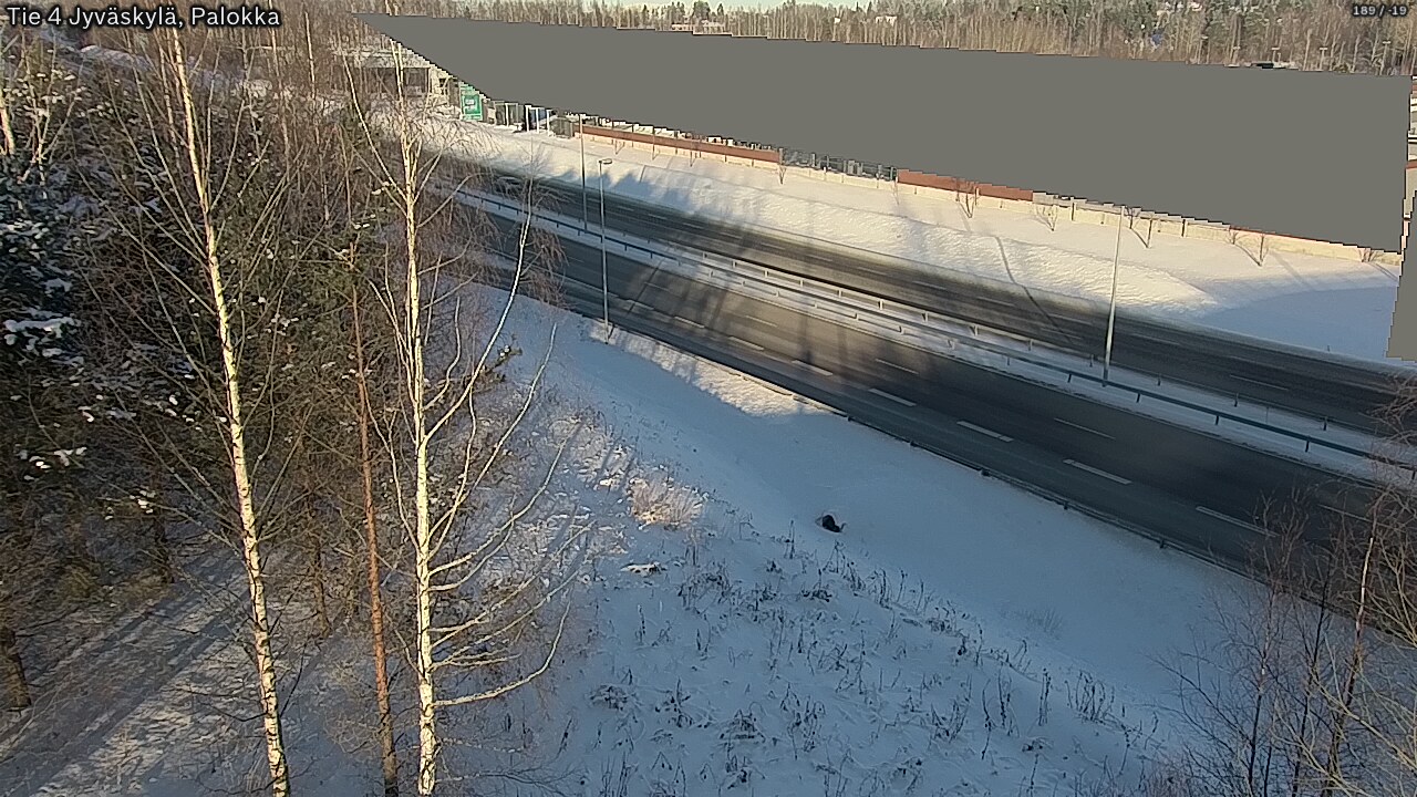 Weather Camera Image Väg 4 Jyväskylä, Palokka, Jyväskylä, Keski-Suomi