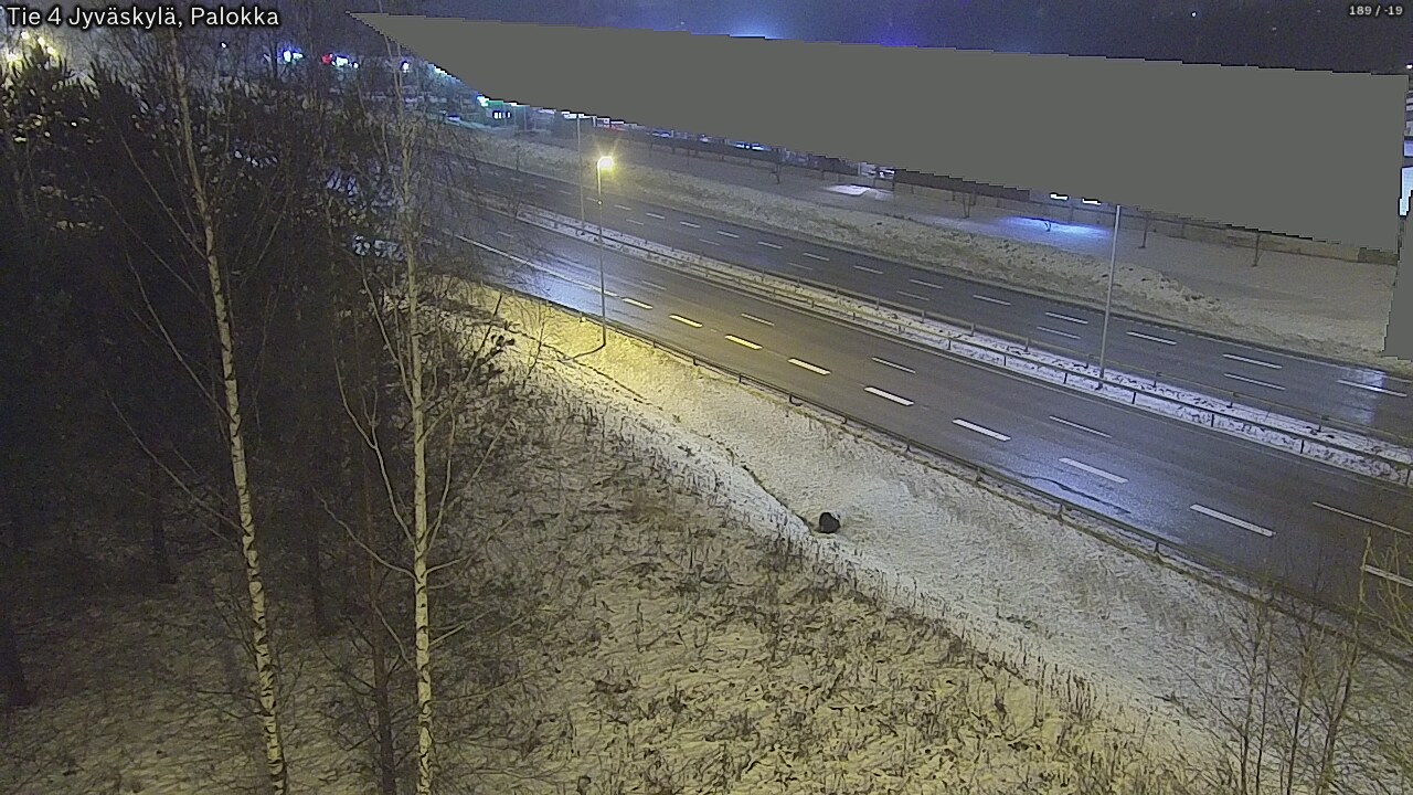 Weather Camera Image Väg 4 Jyväskylä, Palokka, Jyväskylä, Keski-Suomi