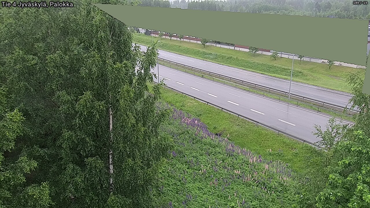 Weather Camera Image Väg 4 Jyväskylä, Palokka, Jyväskylä, Keski-Suomi