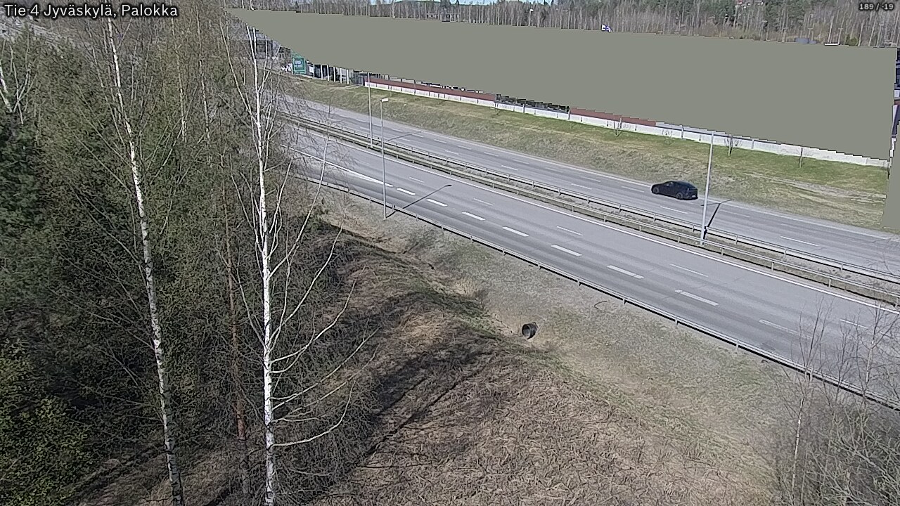 Weather Camera Image Väg 4 Jyväskylä, Palokka, Jyväskylä, Keski-Suomi