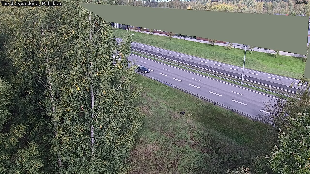 Weather Camera Image Road 4 Jyväskylä, Palokka, Jyväskylä, Keski-Suomi