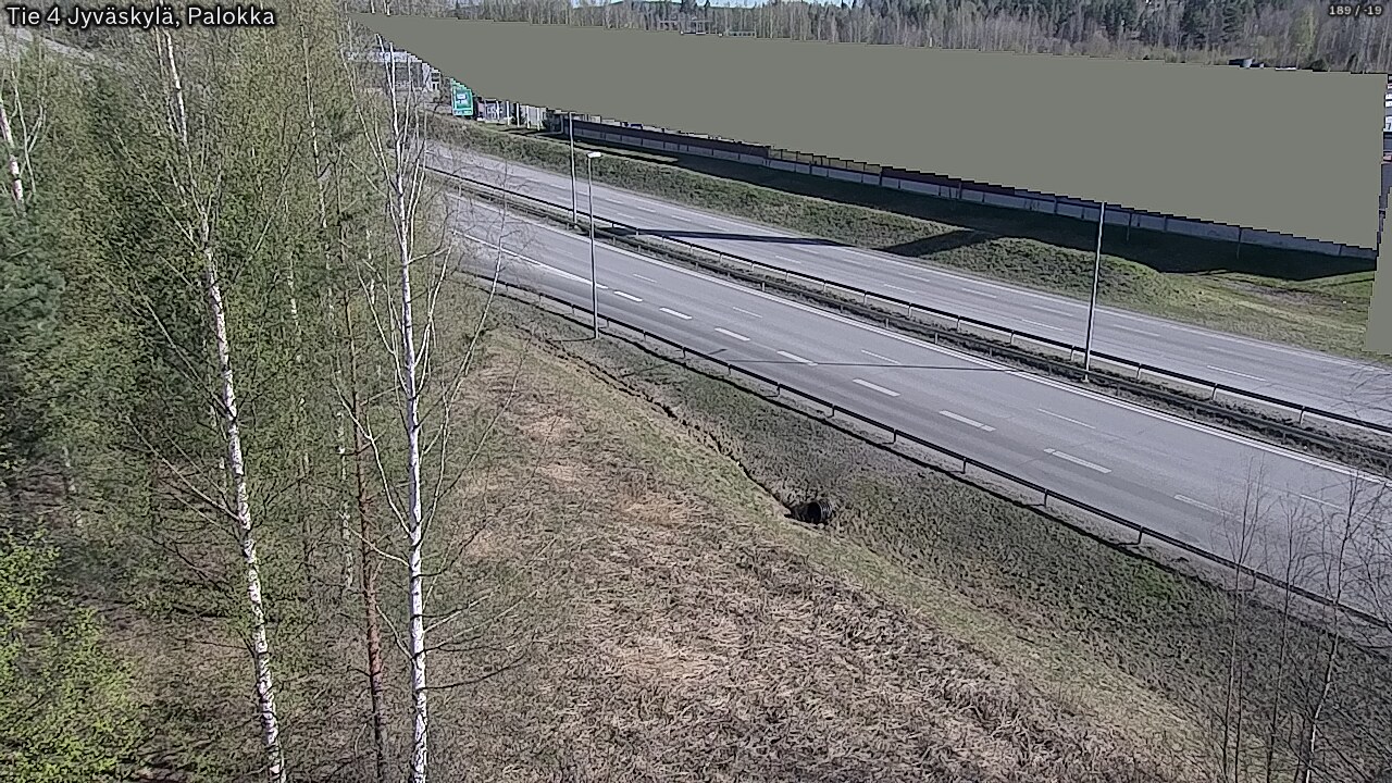 Weather Camera Image Road 4 Jyväskylä, Palokka, Jyväskylä, Keski-Suomi