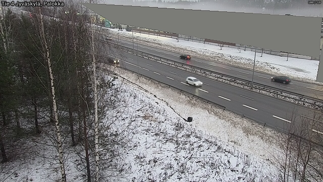 Weather Camera Image Väg 4 Jyväskylä, Palokka, Jyväskylä, Keski-Suomi