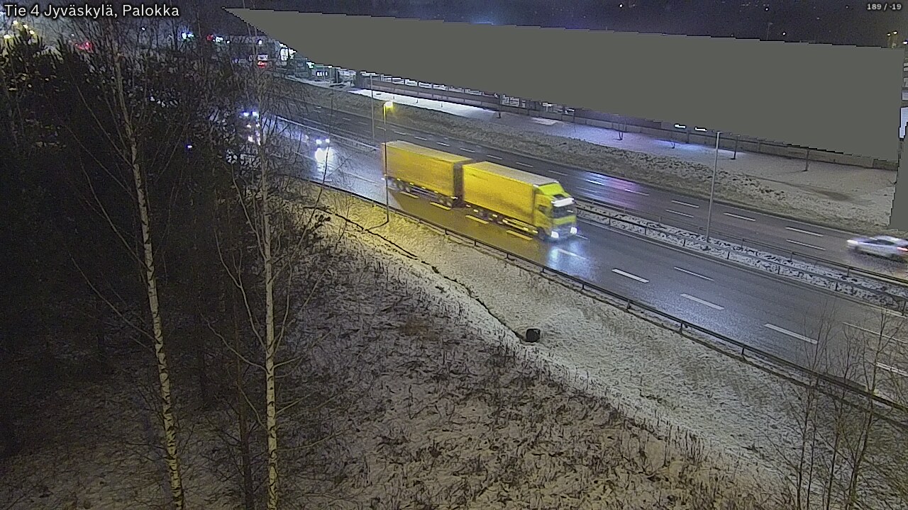 Weather Camera Image Väg 4 Jyväskylä, Palokka, Jyväskylä, Keski-Suomi