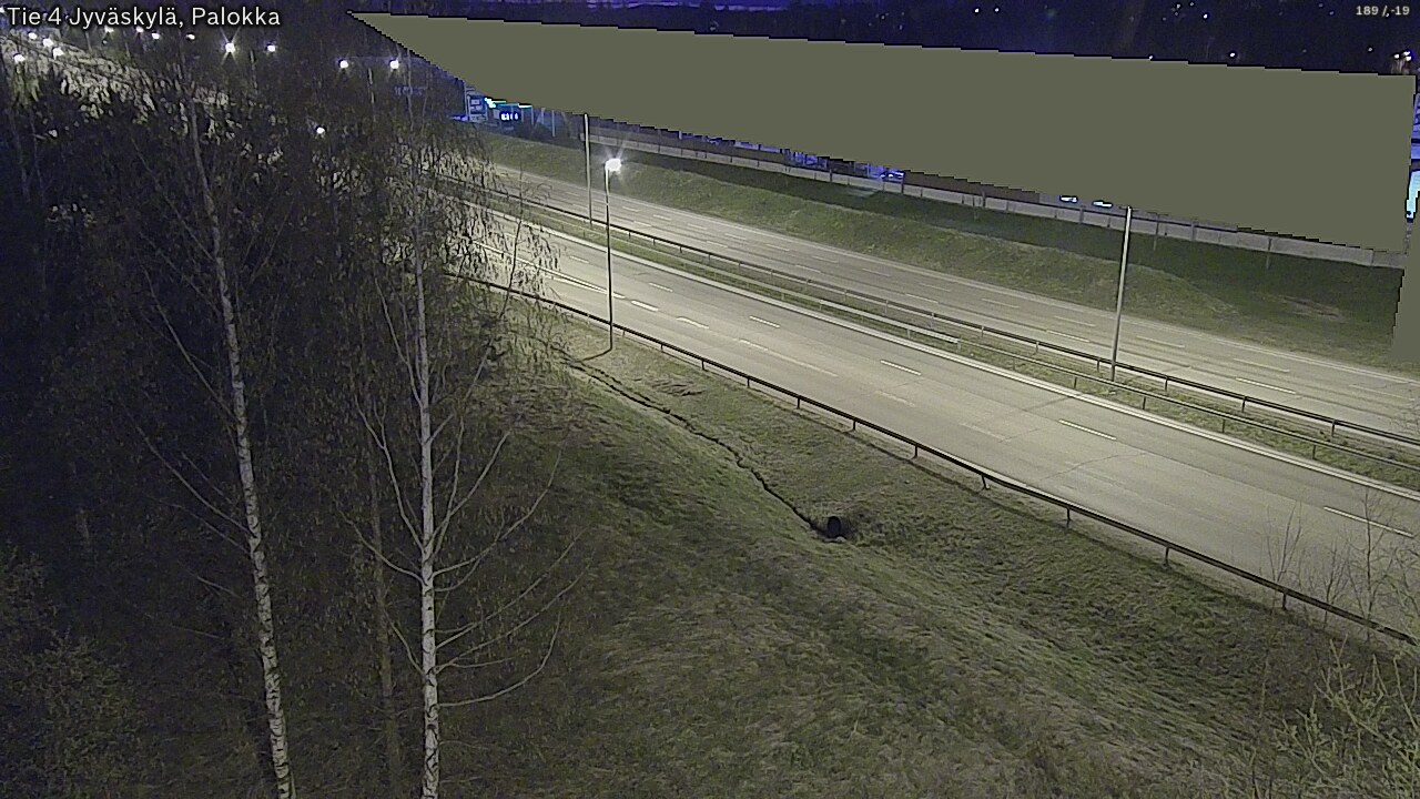 Weather Camera Image Road 4 Jyväskylä, Palokka, Jyväskylä, Keski-Suomi