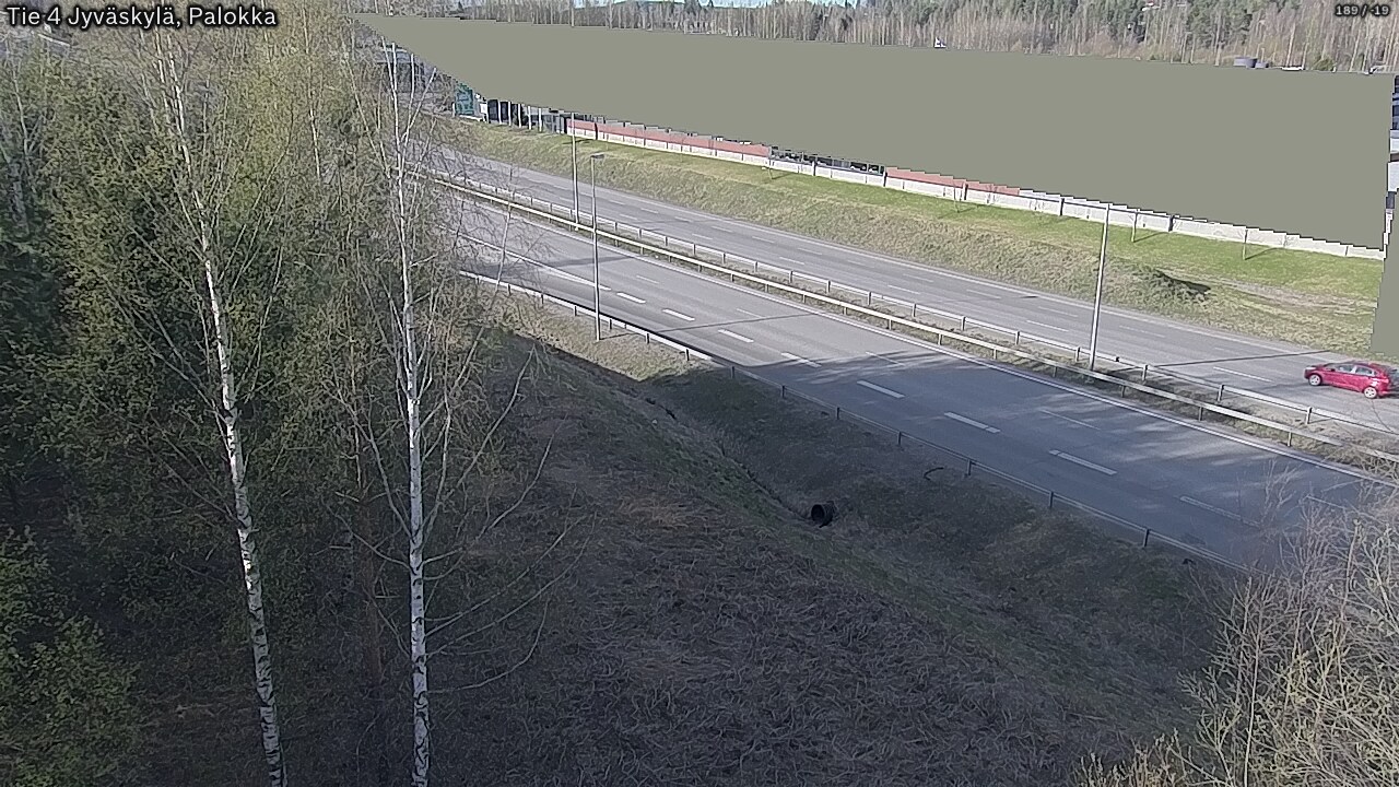 Weather Camera Image Väg 4 Jyväskylä, Palokka, Jyväskylä, Keski-Suomi