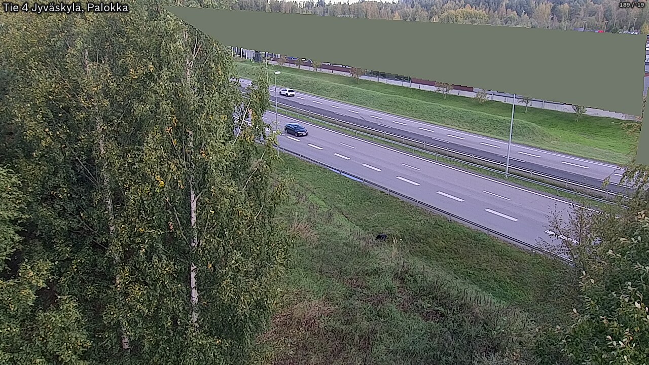 Weather Camera Image Road 4 Jyväskylä, Palokka, Jyväskylä, Keski-Suomi