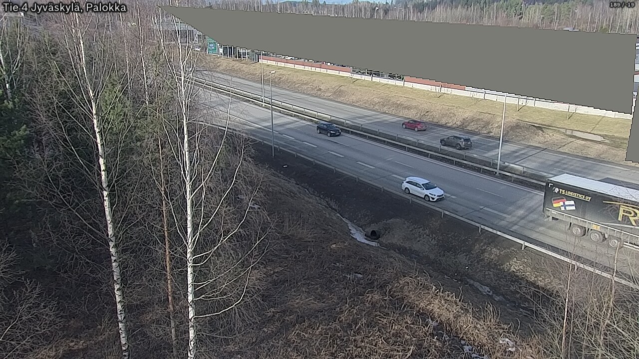 Weather Camera Image Road 4 Jyväskylä, Palokka, Jyväskylä, Keski-Suomi