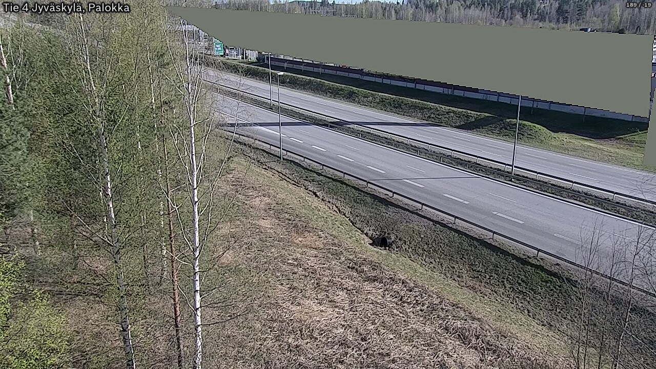 Weather Camera Image Road 4 Jyväskylä, Palokka, Jyväskylä, Keski-Suomi