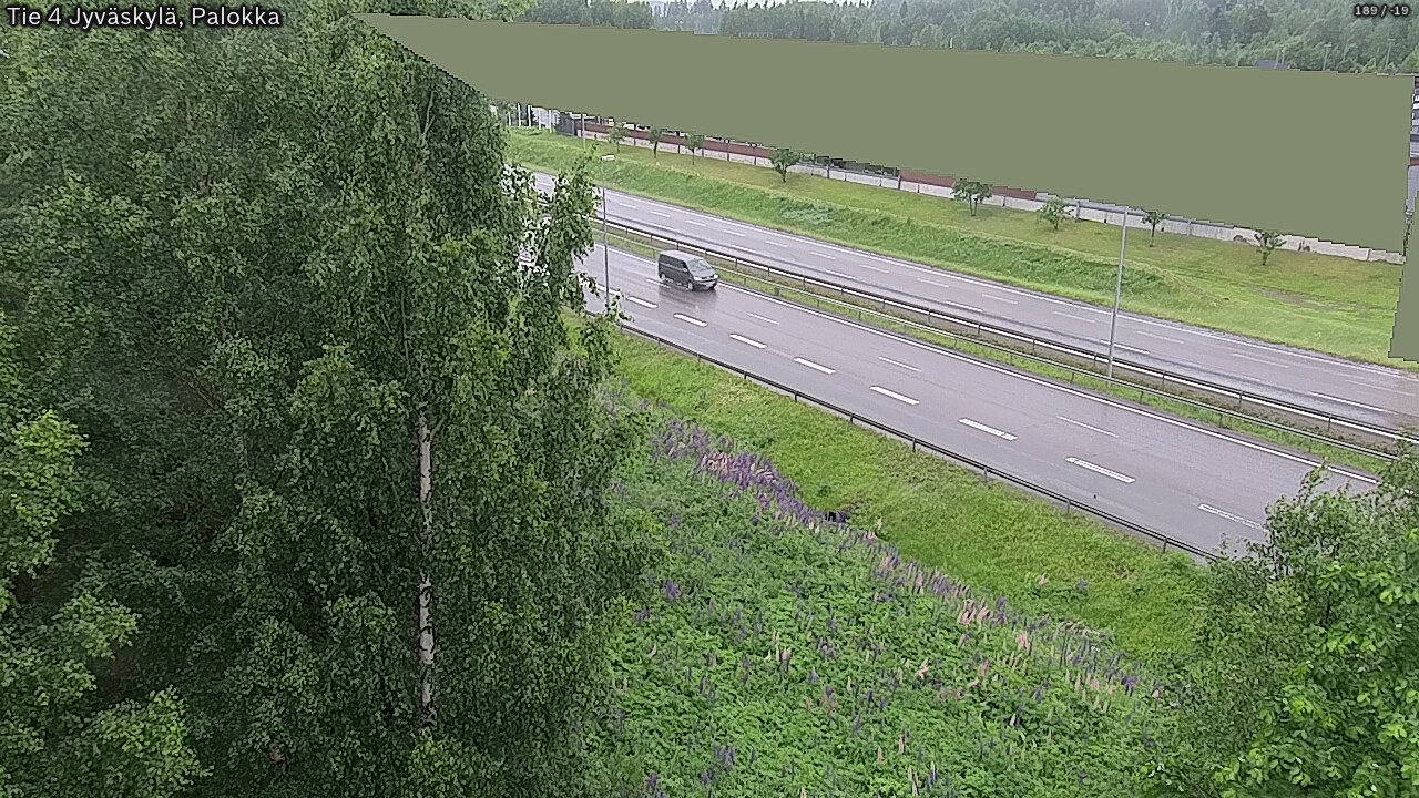 Weather Camera Image Road 4 Jyväskylä, Palokka, Jyväskylä, Keski-Suomi