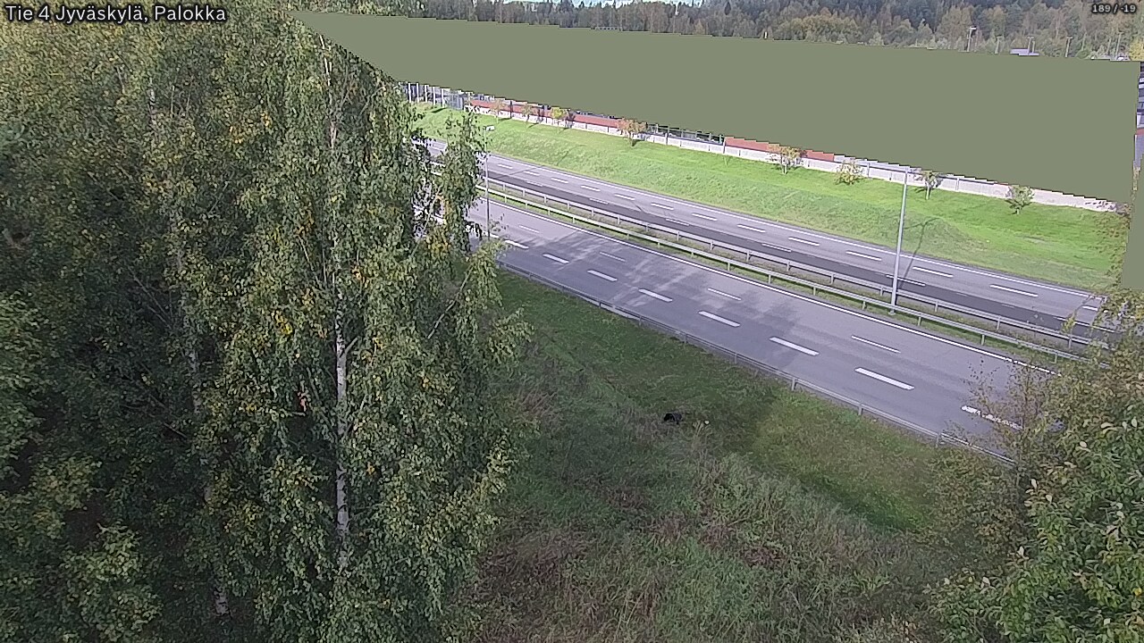Weather Camera Image Road 4 Jyväskylä, Palokka, Jyväskylä, Keski-Suomi