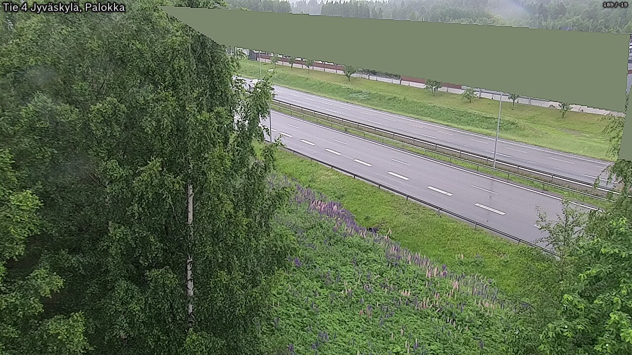 Weather Camera Image Väg 4 Jyväskylä, Palokka, Jyväskylä, Keski-Suomi