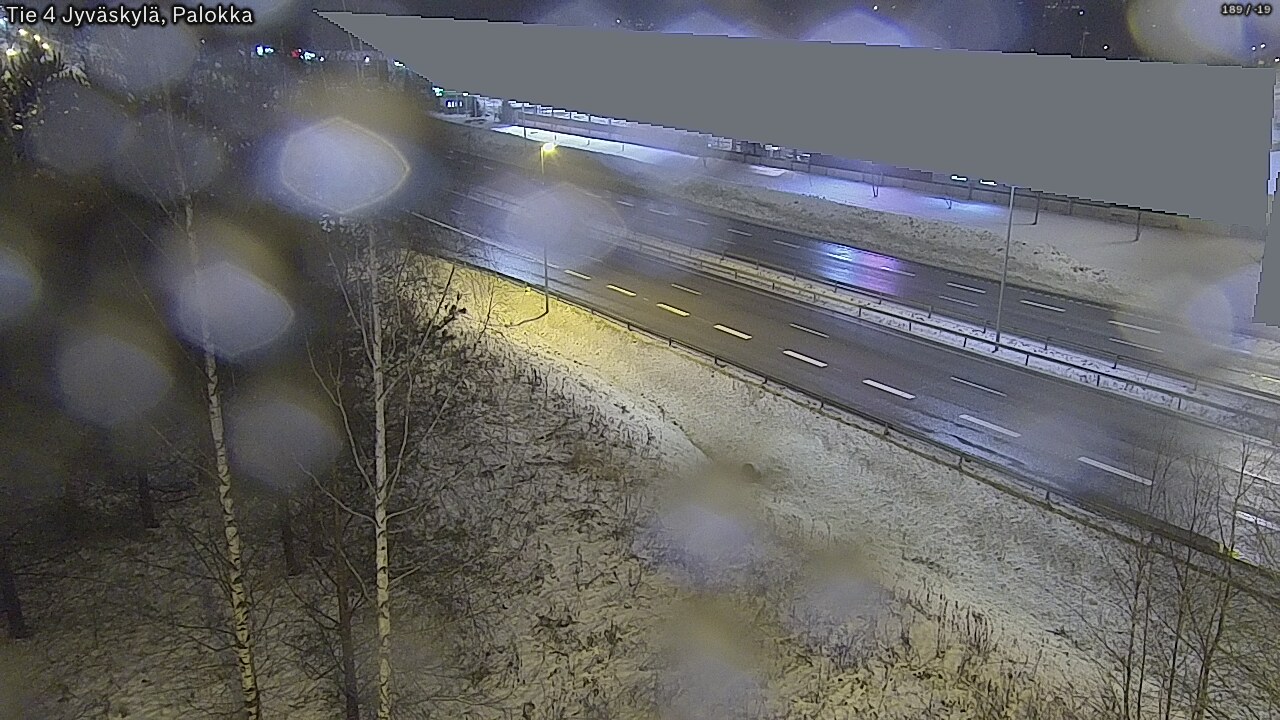 Weather Camera Image Väg 4 Jyväskylä, Palokka, Jyväskylä, Keski-Suomi