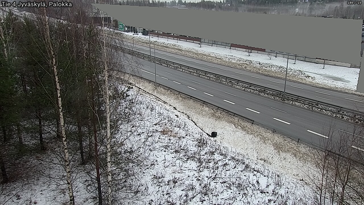 Weather Camera Image Väg 4 Jyväskylä, Palokka, Jyväskylä, Keski-Suomi