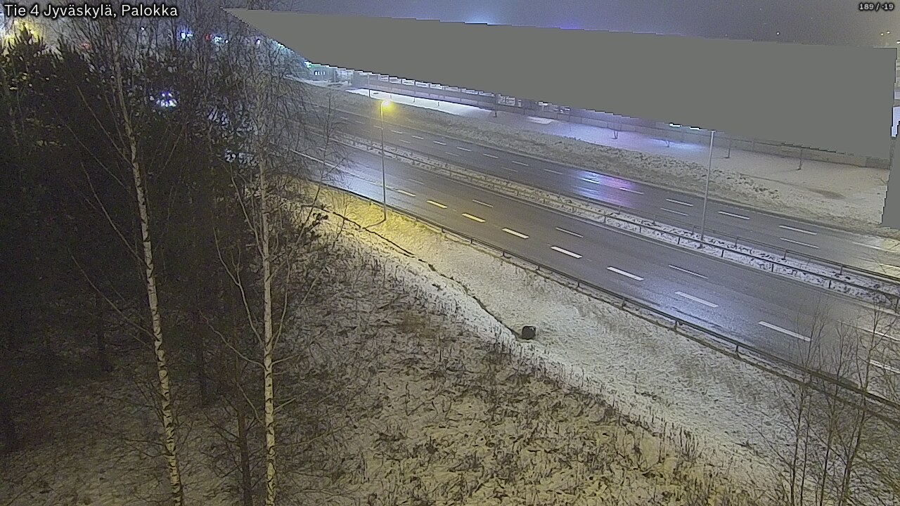 Weather Camera Image Väg 4 Jyväskylä, Palokka, Jyväskylä, Keski-Suomi