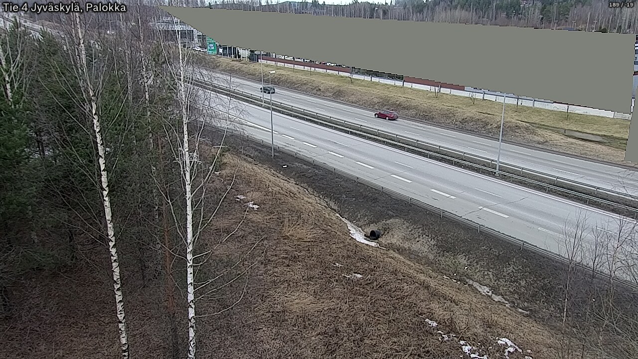 Weather Camera Image Road 4 Jyväskylä, Palokka, Jyväskylä, Keski-Suomi