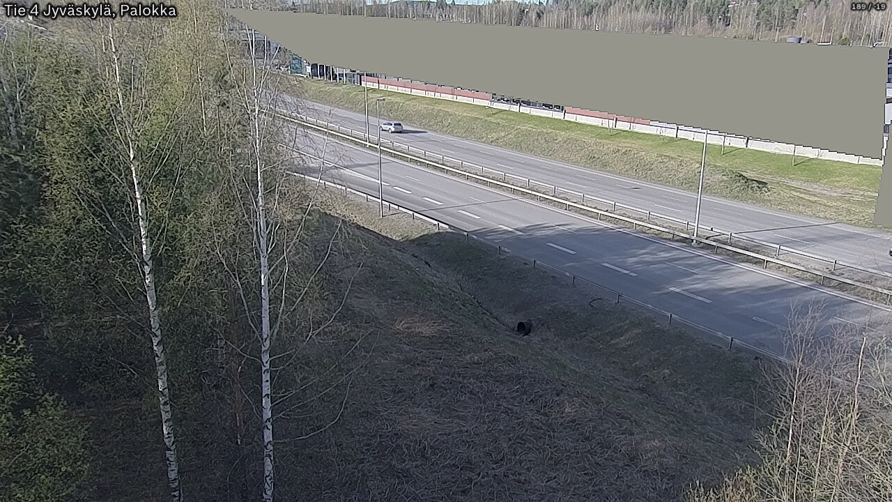 Weather Camera Image Väg 4 Jyväskylä, Palokka, Jyväskylä, Keski-Suomi