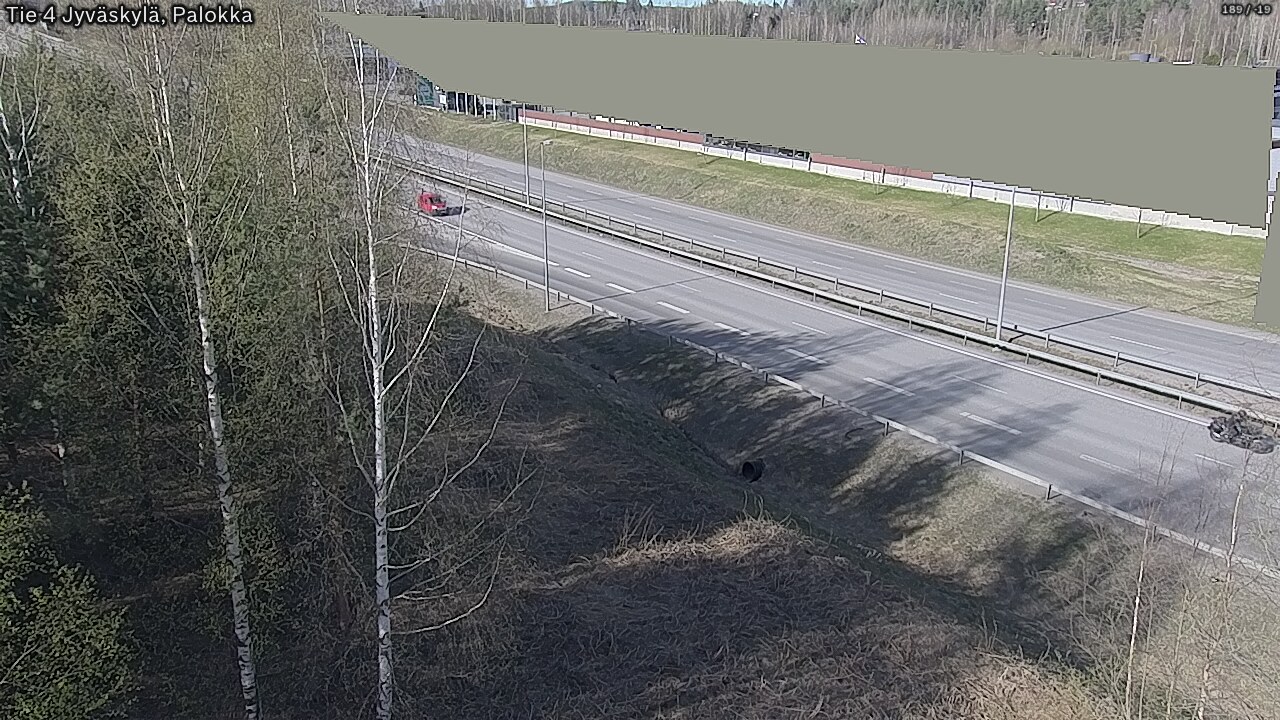 Weather Camera Image Väg 4 Jyväskylä, Palokka, Jyväskylä, Keski-Suomi