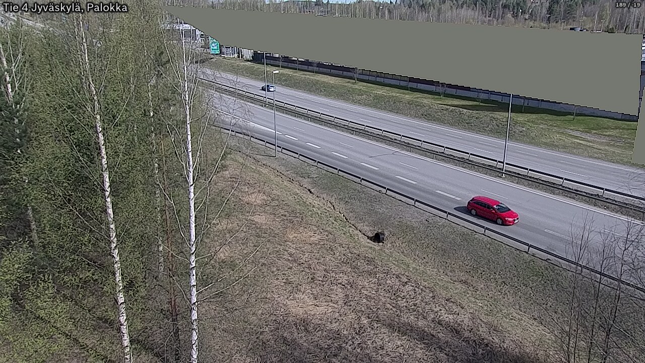Weather Camera Image Road 4 Jyväskylä, Palokka, Jyväskylä, Keski-Suomi