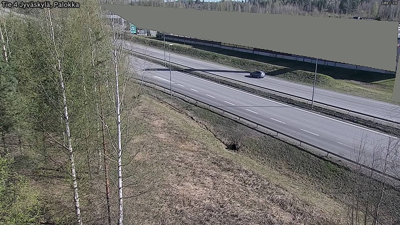 Weather Camera Image Road 4 Jyväskylä, Palokka, Jyväskylä, Keski-Suomi