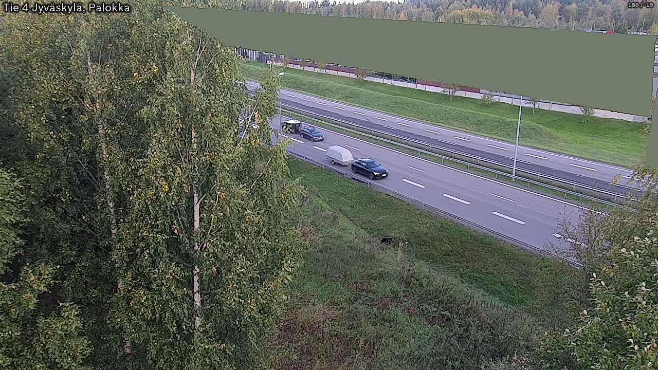 Weather Camera Image Road 4 Jyväskylä, Palokka, Jyväskylä, Keski-Suomi