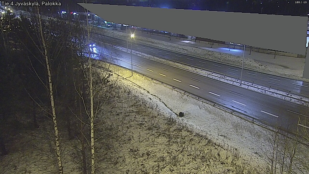Weather Camera Image Väg 4 Jyväskylä, Palokka, Jyväskylä, Keski-Suomi