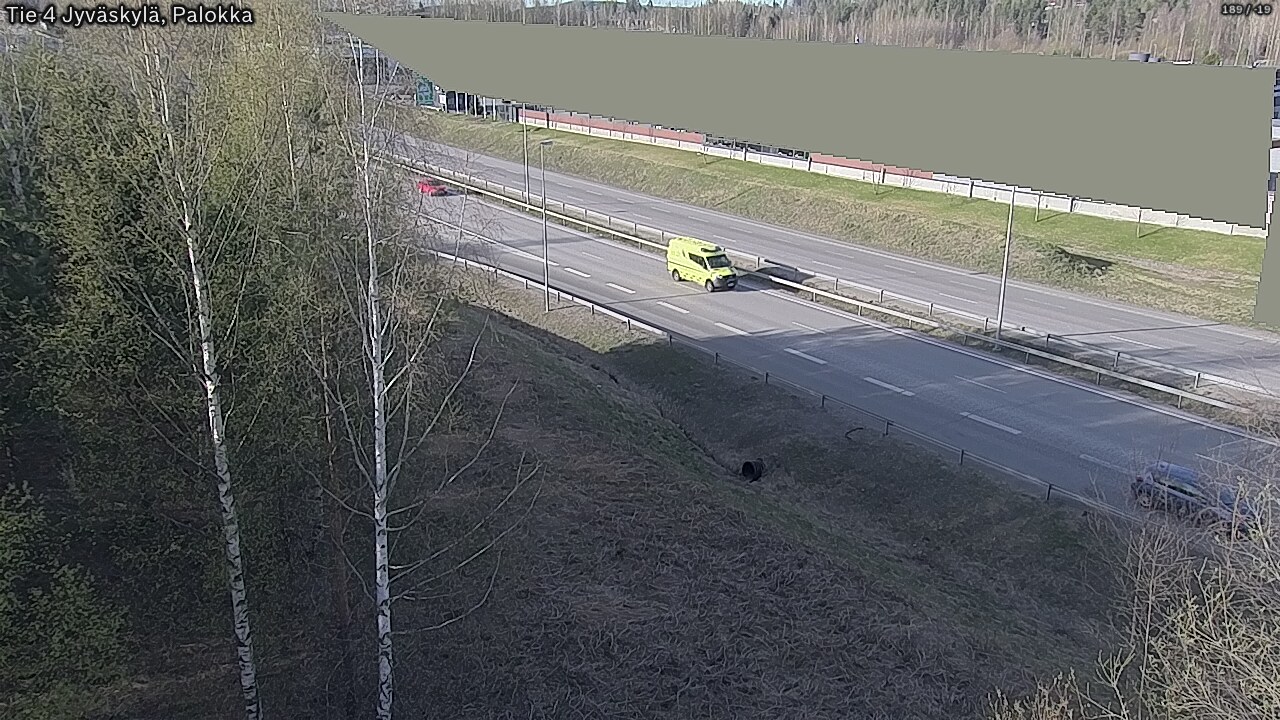 Weather Camera Image Väg 4 Jyväskylä, Palokka, Jyväskylä, Keski-Suomi
