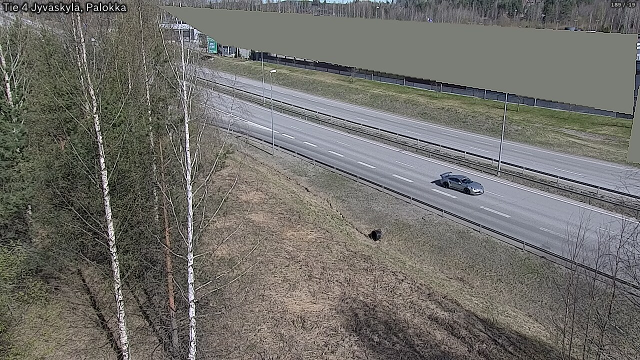 Weather Camera Image Väg 4 Jyväskylä, Palokka, Jyväskylä, Keski-Suomi