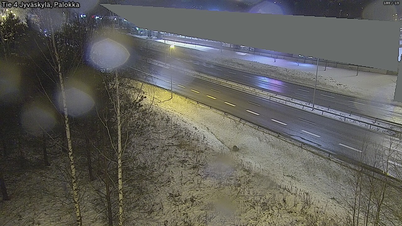 Weather Camera Image Väg 4 Jyväskylä, Palokka, Jyväskylä, Keski-Suomi