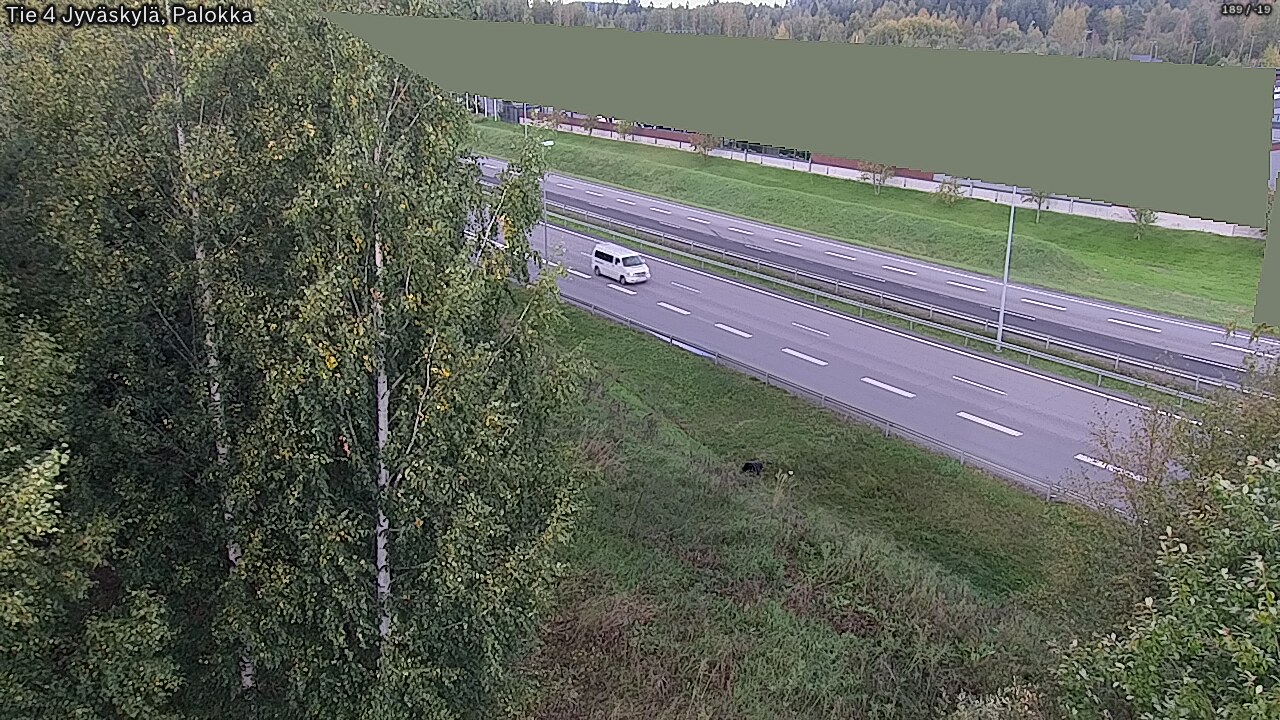 Weather Camera Image Road 4 Jyväskylä, Palokka, Jyväskylä, Keski-Suomi