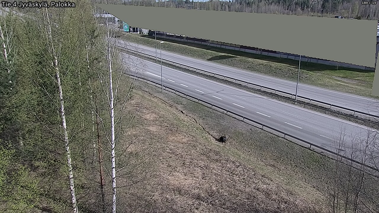 Weather Camera Image Road 4 Jyväskylä, Palokka, Jyväskylä, Keski-Suomi