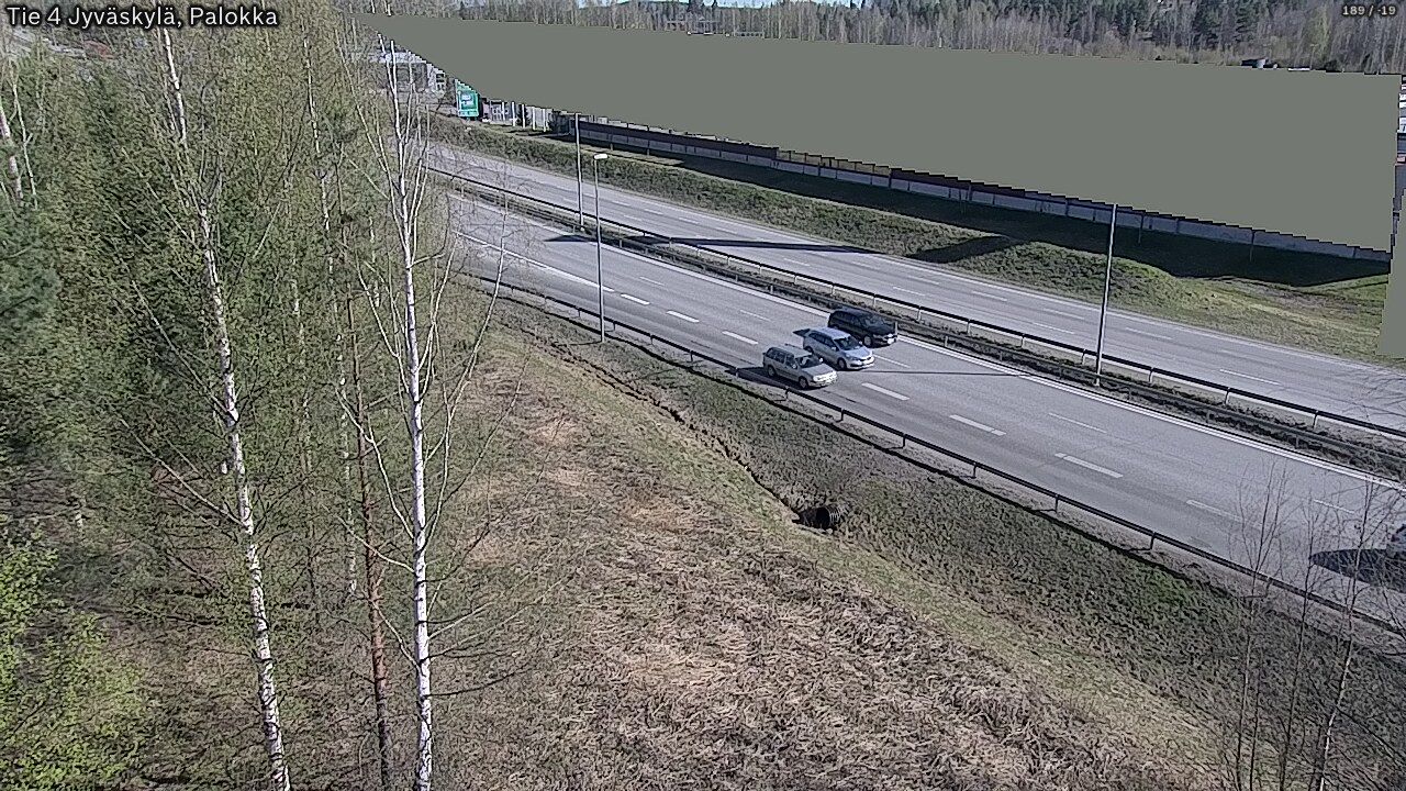 Weather Camera Image Road 4 Jyväskylä, Palokka, Jyväskylä, Keski-Suomi
