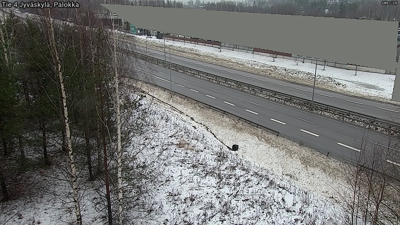 Weather Camera Image Väg 4 Jyväskylä, Palokka, Jyväskylä, Keski-Suomi