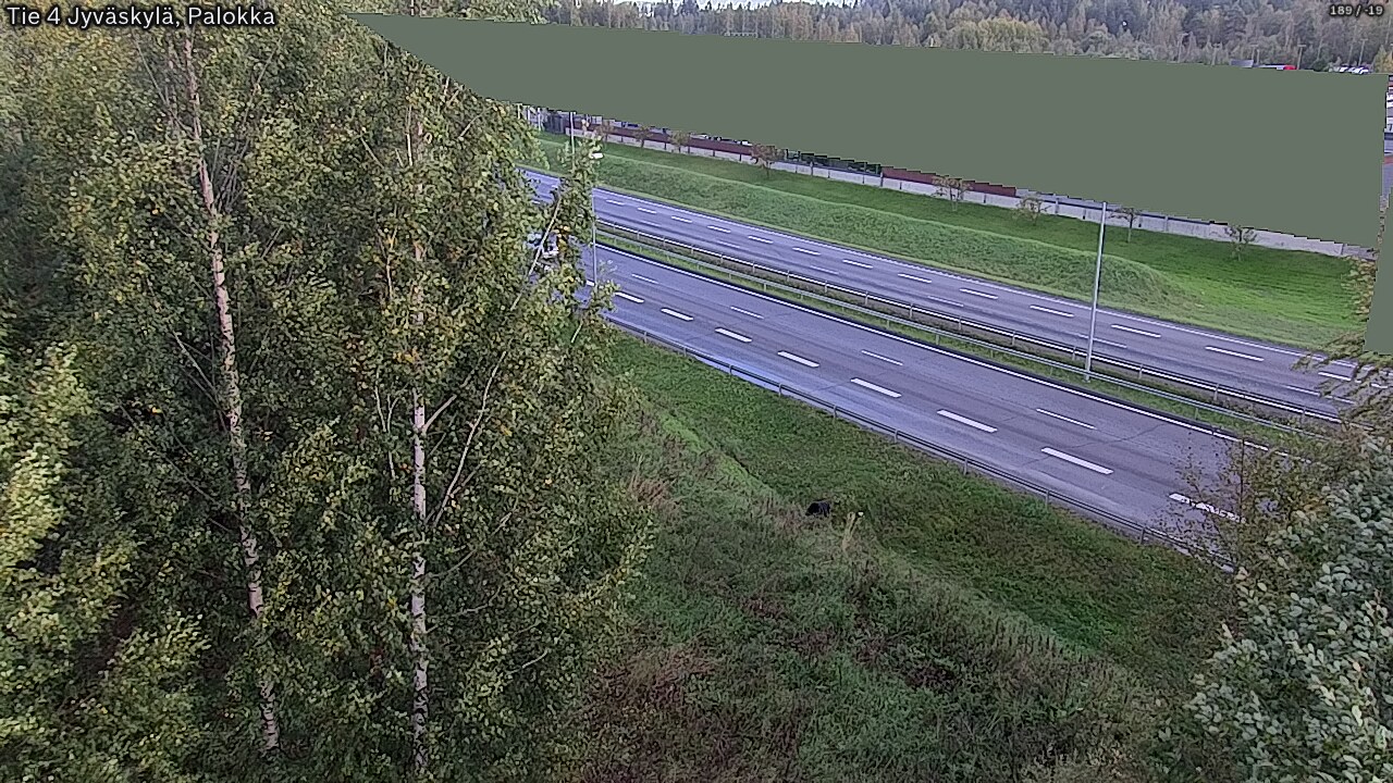 Weather Camera Image Road 4 Jyväskylä, Palokka, Jyväskylä, Keski-Suomi
