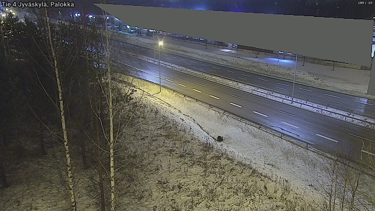 Weather Camera Image Väg 4 Jyväskylä, Palokka, Jyväskylä, Keski-Suomi