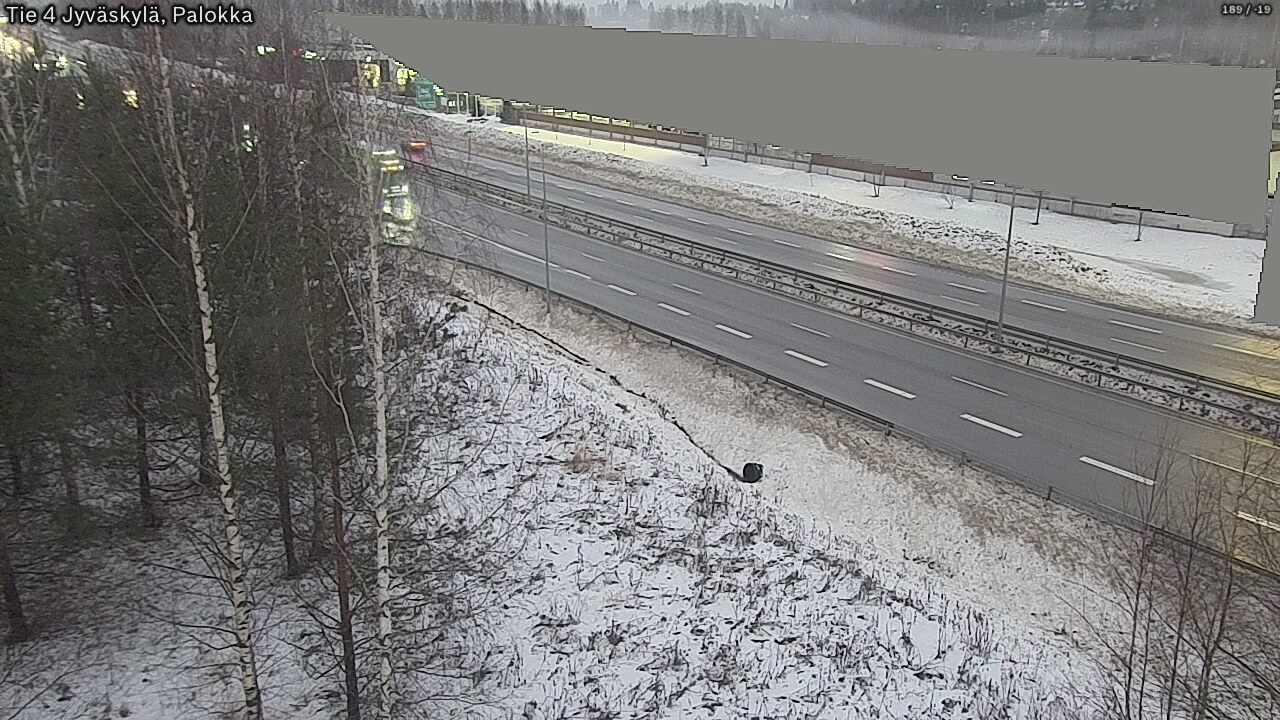 Weather Camera Image Väg 4 Jyväskylä, Palokka, Jyväskylä, Keski-Suomi