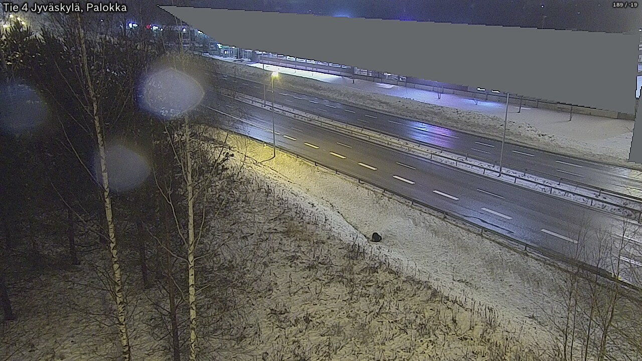 Weather Camera Image Väg 4 Jyväskylä, Palokka, Jyväskylä, Keski-Suomi