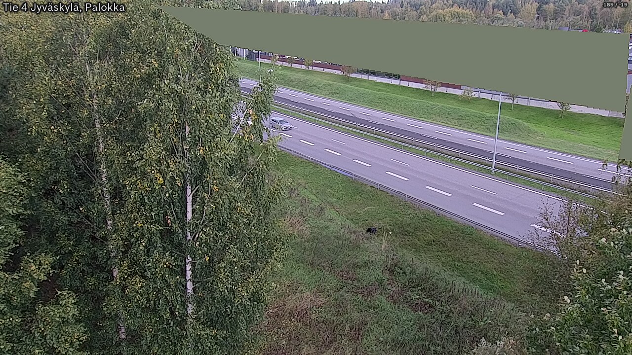 Weather Camera Image Road 4 Jyväskylä, Palokka, Jyväskylä, Keski-Suomi