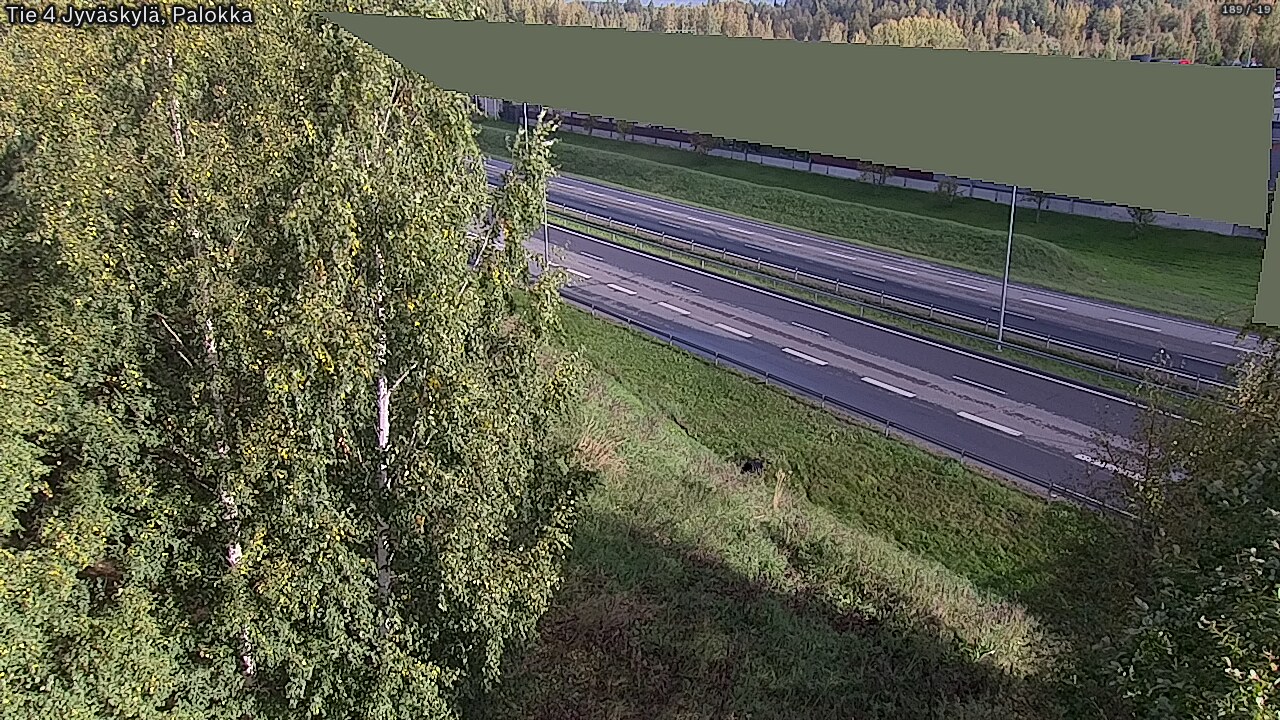 Weather Camera Image Road 4 Jyväskylä, Palokka, Jyväskylä, Keski-Suomi