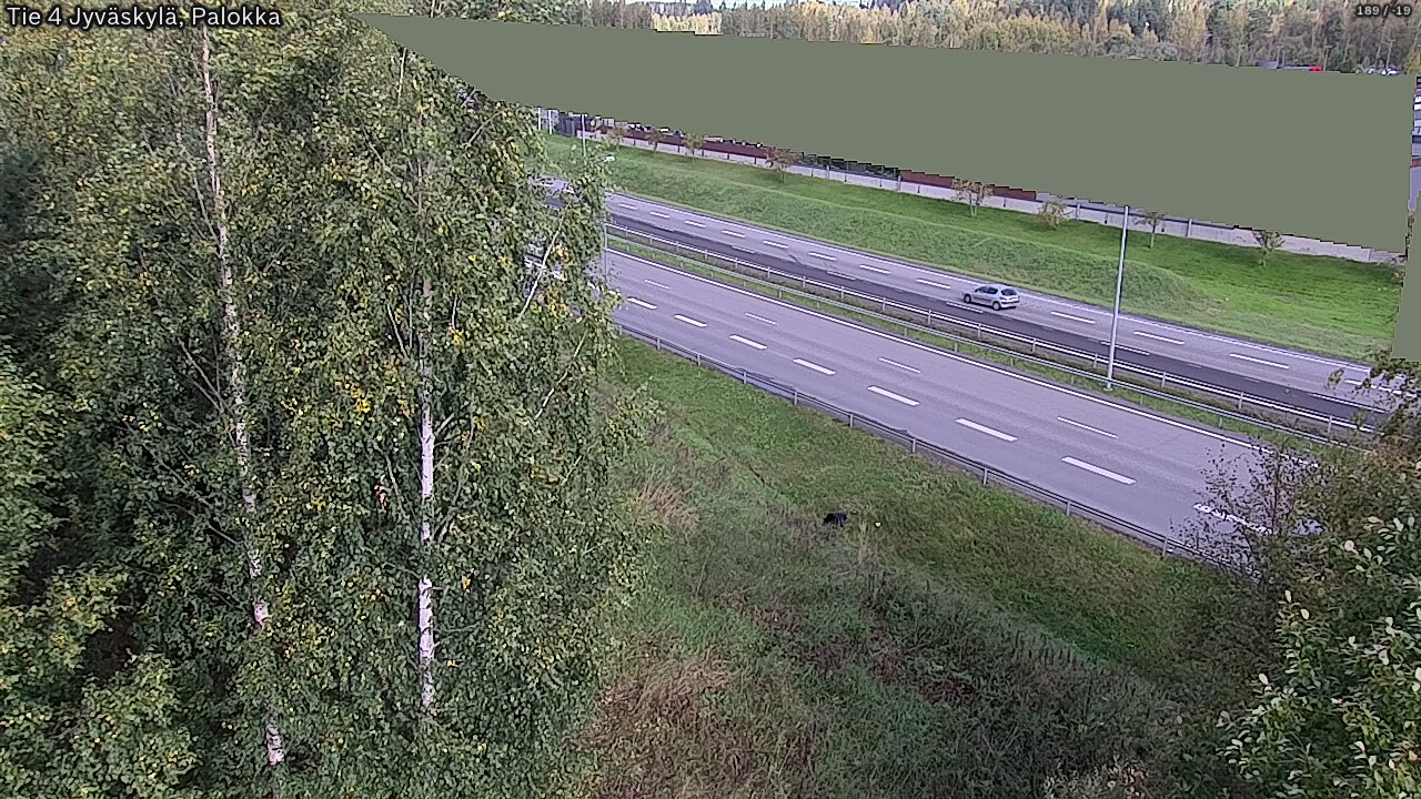 Weather Camera Image Road 4 Jyväskylä, Palokka, Jyväskylä, Keski-Suomi