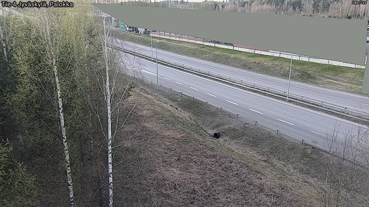 Weather Camera Image Väg 4 Jyväskylä, Palokka, Jyväskylä, Keski-Suomi