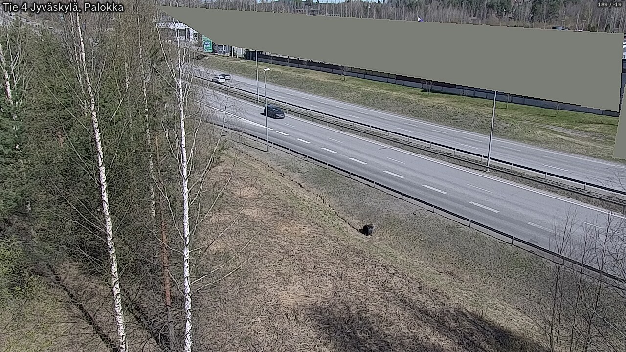 Weather Camera Image Väg 4 Jyväskylä, Palokka, Jyväskylä, Keski-Suomi