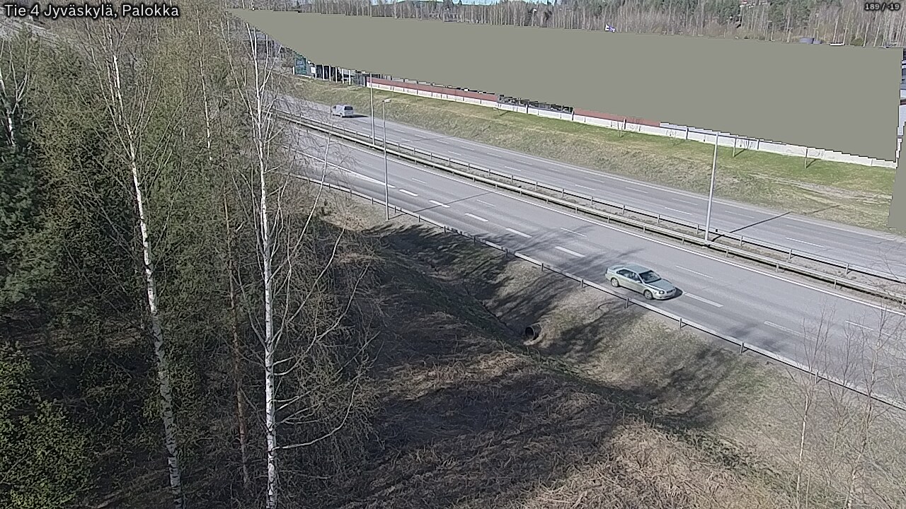 Weather Camera Image Väg 4 Jyväskylä, Palokka, Jyväskylä, Keski-Suomi