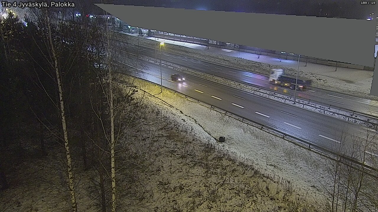 Weather Camera Image Väg 4 Jyväskylä, Palokka, Jyväskylä, Keski-Suomi