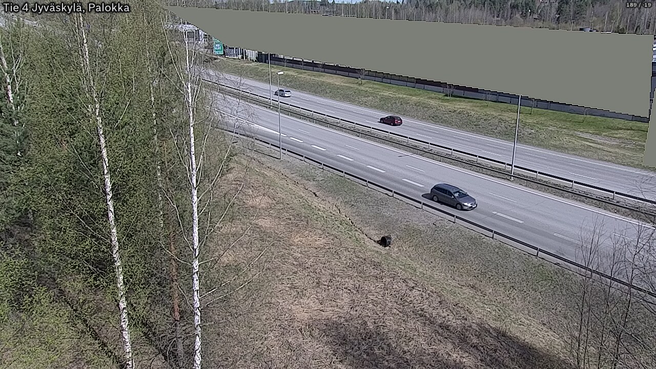 Weather Camera Image Road 4 Jyväskylä, Palokka, Jyväskylä, Keski-Suomi